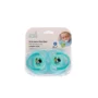 MOMMY'S BLISS Dual Pacifier | BPA-Free Silicone Nipple | Reversible Use, Ergonomic Handle | Green