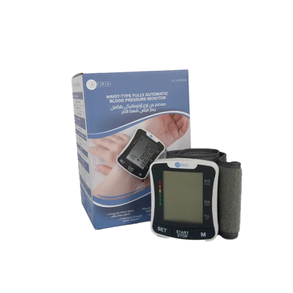 AFRA WRIST TYPE LARGE DIGITAL BLOOD PRESSURE MONITOR AF-202BPMW | WHITE - Image 4