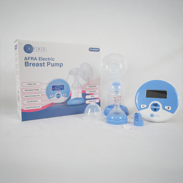 AFRA ELECTRIC BREAST PUMP AF-900EBP – COMFORTABLE, QUIET & EFFICIENT MILK EXPRESSION | BLUE - Image 6