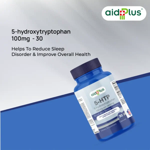AID PLUS 5-HTP 50mg 30’s – Mood & Stress Support, Natural Serotonin Booster, Dietary Supplement - Image 4