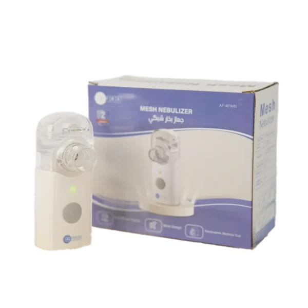 AFRA MESH NEBULIZER AA WITH ACCESSORIES – COMPACT & EFFICIENT INHALATION THERAPY (AF-401MN) | WHITE - Image 6
