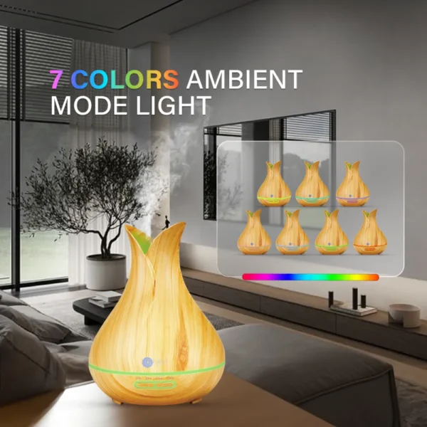 AFRA COOL MIST ESSENTIAL OIL AROMA DIFFUSER |  WOOD AF-701AD - Image 5