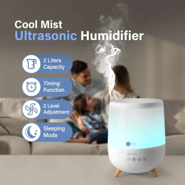 AFRA ULTRA SONIC ROOM HUMIDIFIER 2 LITER AF-800UH - Image 5