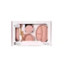MOMMY'S BLISS Silicon Baby Feeding Set | BPA-Free, Easy Clean, FDA Certified | 6-Piece Set | Pink