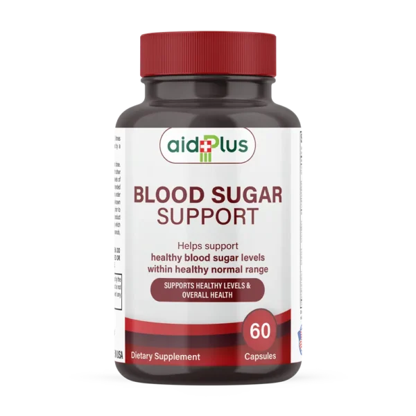 AID PLUS Blood Sugar Support 60’s – Advanced Formula for Healthy Glucose Metabolism