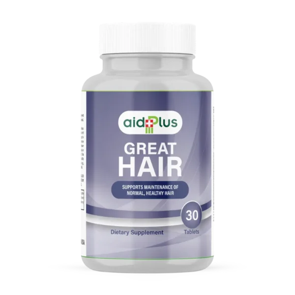 AID PLUS Great Hair Formula – 30 Tablets | Biotin, Vitamins & Herbal Extracts for Hair Growth