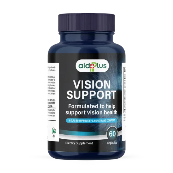 AID PLUS Vision Support 60’s – Eye Health Formula with Lutein, Bilberry & Antioxidants
