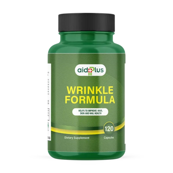 AID PLUS Anti-Wrinkle Formula – Skin Firmness & Radiance Support – 120 Capsules
