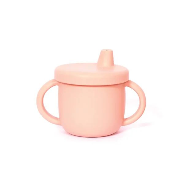 MOMMY'S BLISS Silicon Baby Training Cup | BPA-Free, Easy Clean, FDA Certified | Pink - Image 2