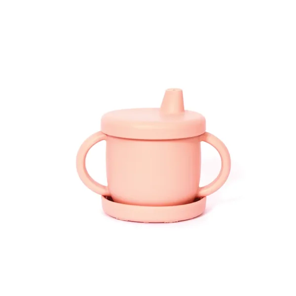 MOMMY'S BLISS Silicon Baby Training Cup | BPA-Free, Easy Clean, FDA Certified | Pink