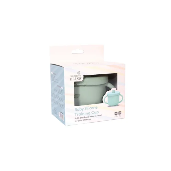 MOMMY'S BLISS Silicon Baby Training Cup | BPA-Free, Easy Clean, FDA Certified | Green - Image 4